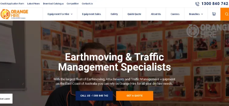 Screenshot Orange Hire