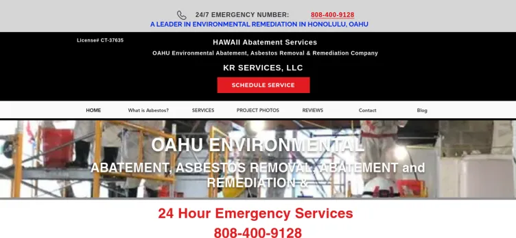 Screenshot Hawaii Abatement Services