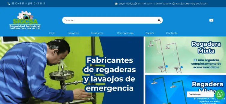 Screenshot Lavaojos de Emergencia