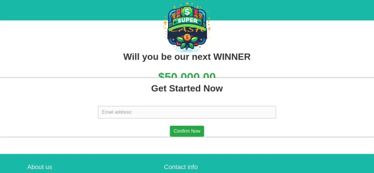 Screenshot Super Cash Sweepstakes