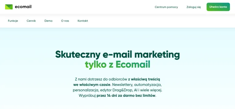 Screenshot Ecomail