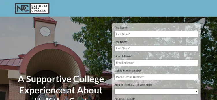 Screenshot National Park College