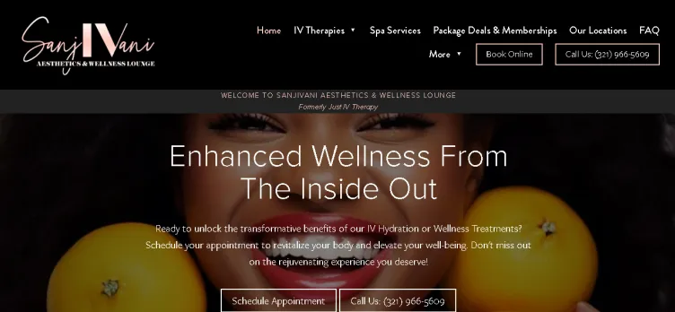 Screenshot Sanjivani Wellness