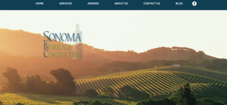 Screenshot Sonoma Beverage Consulting