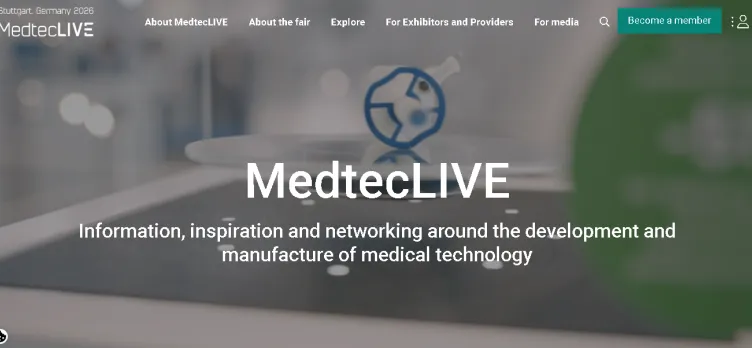 Screenshot MedTecLive.com