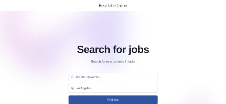 Screenshot Best Jobs Online