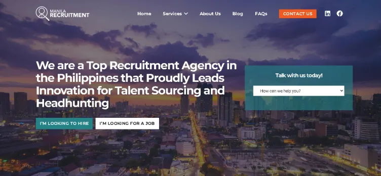 Screenshot Manila Recruitment