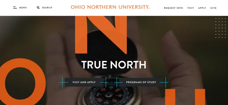 Screenshot ONU.edu