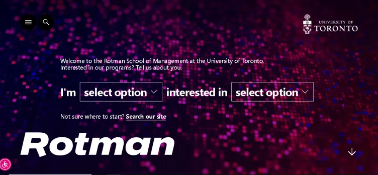 Screenshot Rotman.Utoronto.ca