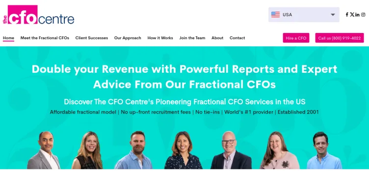 Screenshot CFO Centre