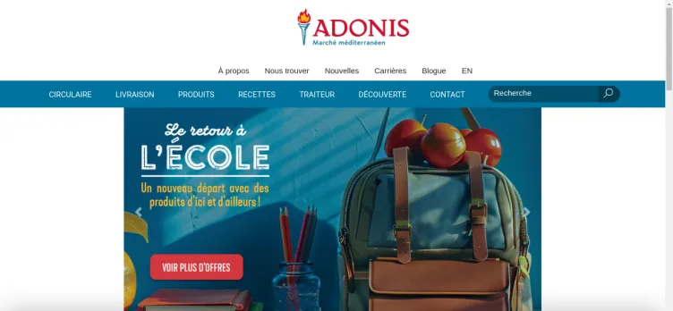 Screenshot Groupe Adonis