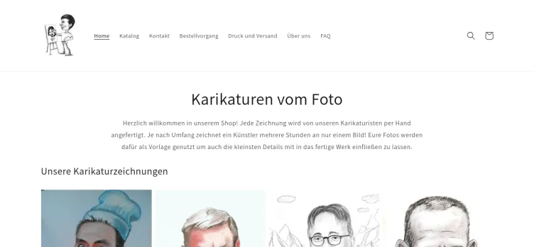 Screenshot Karikaturen.Shop