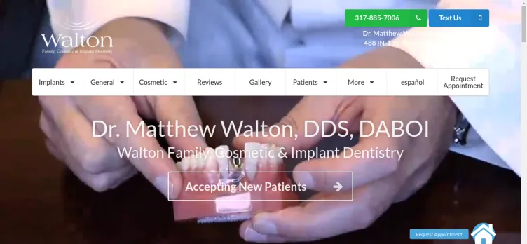 Screenshot Walton Dental