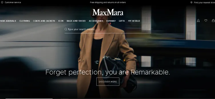 Screenshot Max Mara