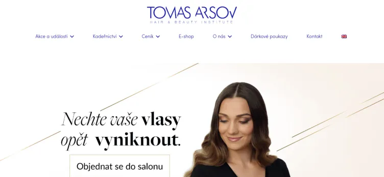 Screenshot TomasArsov.cz