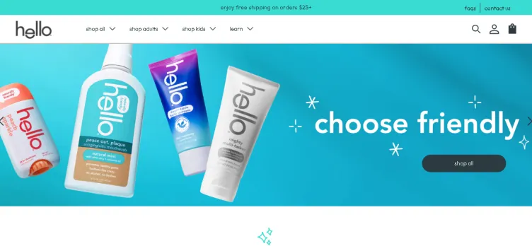 Screenshot Hello Products