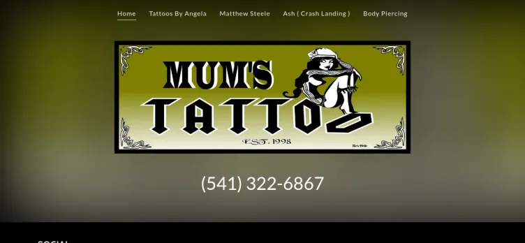 Screenshot MumsTattoo.com