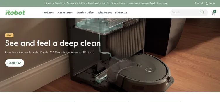 Screenshot Shop iRobot