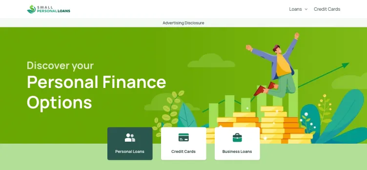 Screenshot Small Personal Loans