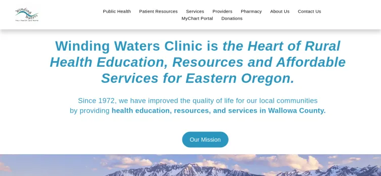 Screenshot WindingWaters.org