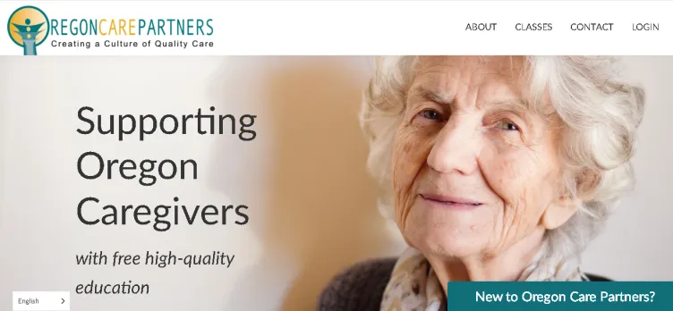 Screenshot Oregon Care Partners