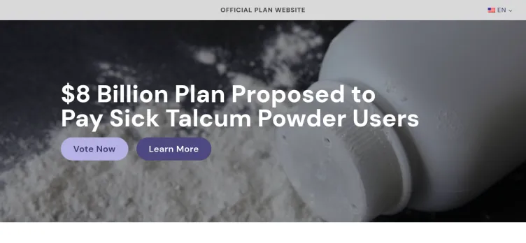 Screenshot Official Talc Claims