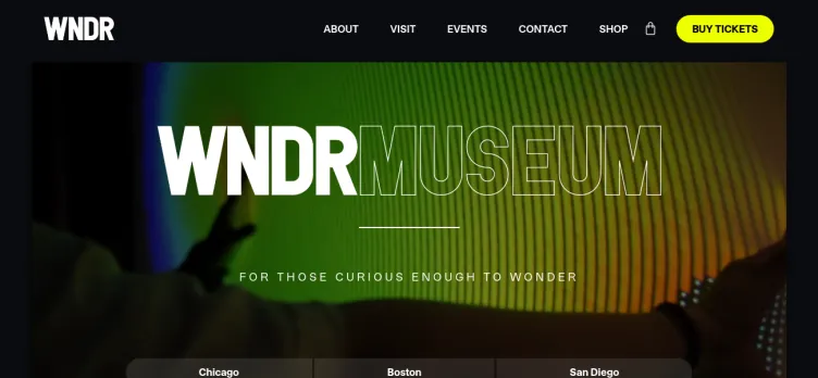 Screenshot WNDR Museum