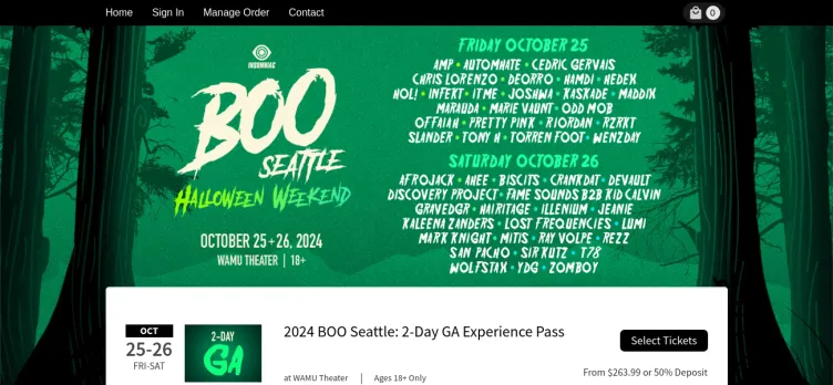 Screenshot BOO Seattle