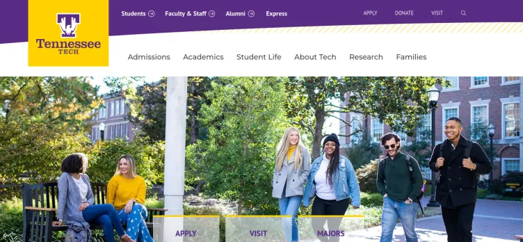 Screenshot TnTech.edu