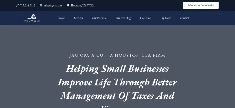 Screenshot JagCPA.com