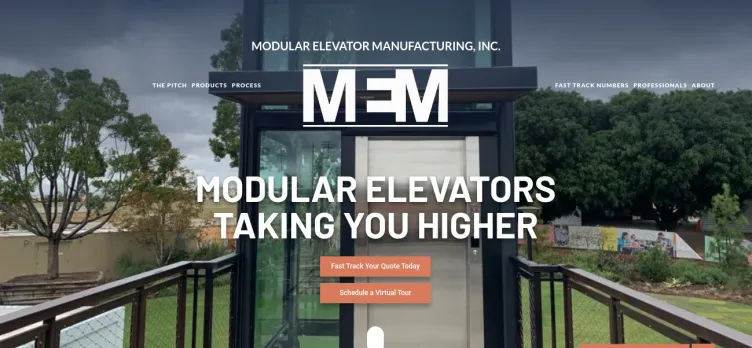 Screenshot ModularElevator.net