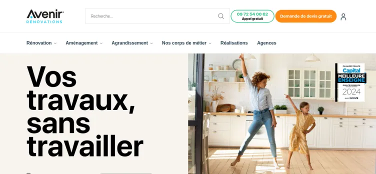 Screenshot Avenir-Renovations.fr