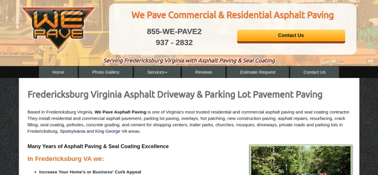 Screenshot We Pave Virginia