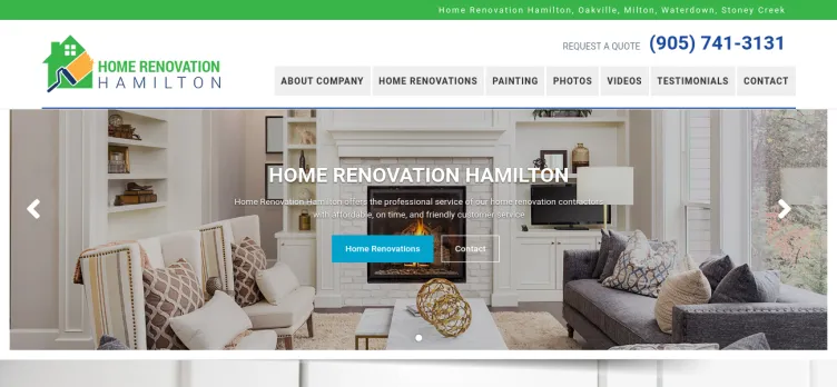 Screenshot Home Renovation Hamilton