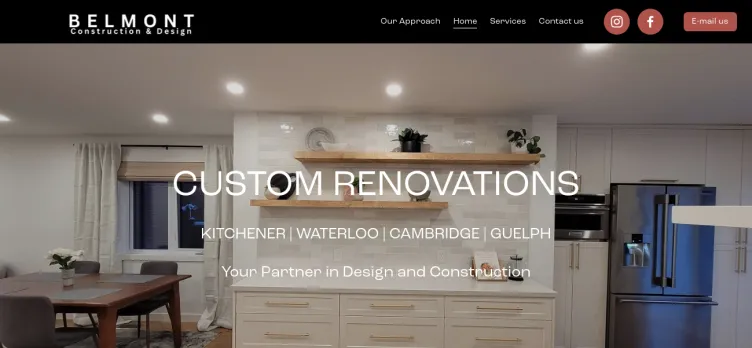 Screenshot BelmontConstruction.ca