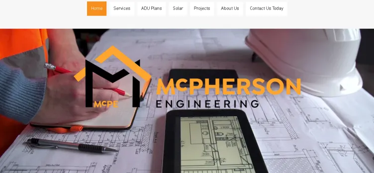 Screenshot McPherson Engineering