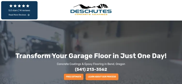 Screenshot Deschutes Concrete Coatings