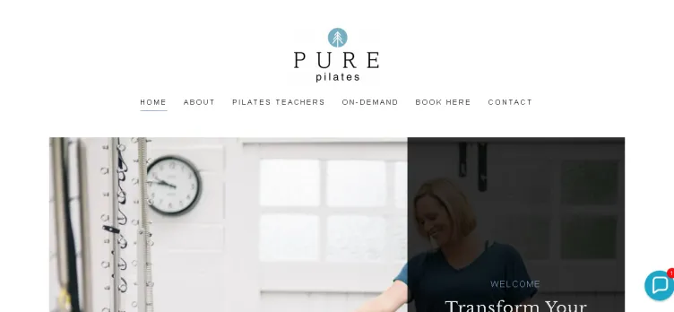 Screenshot PurePilatesWithShan.com