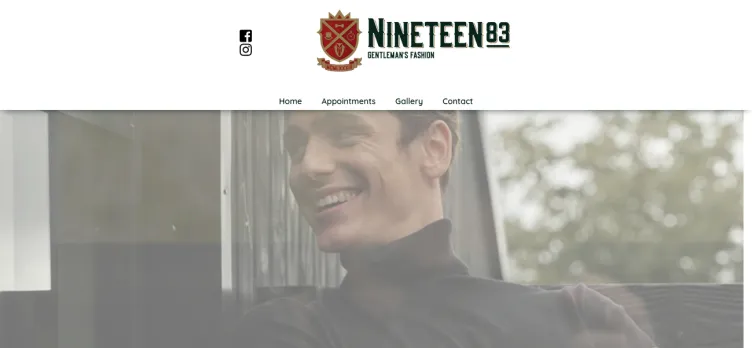 Screenshot Nineteen83Fashion.com