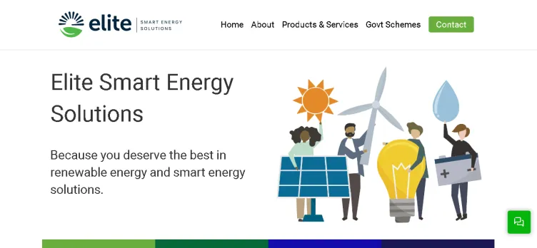 Screenshot Elite Smart Energy Solutions