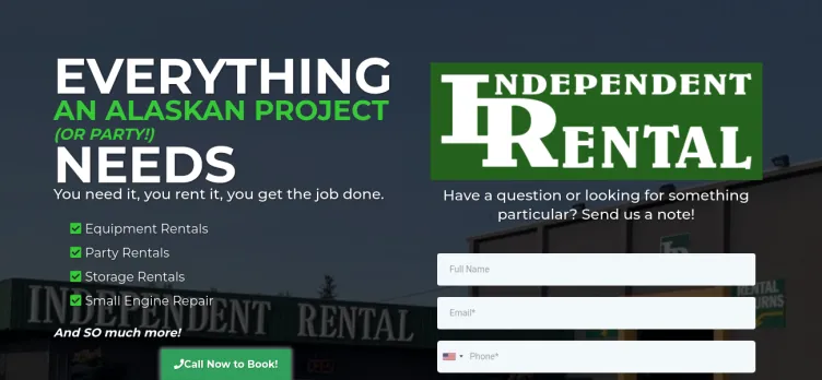 Screenshot Independent Rental