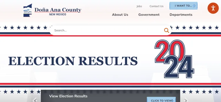Screenshot DonaAnaCounty.org