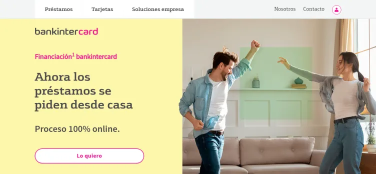 Screenshot Bankinter Consumer Finance
