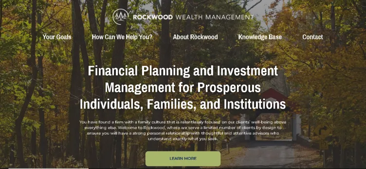 Screenshot RockwoodWealth.com