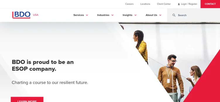 Screenshot BDO.com