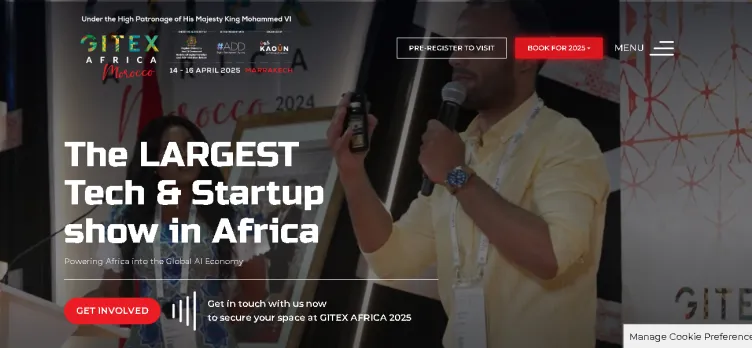 Screenshot GITEX Africa