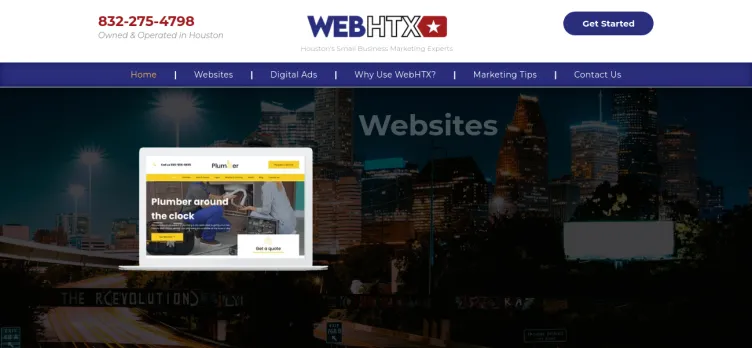 Screenshot WebHTX