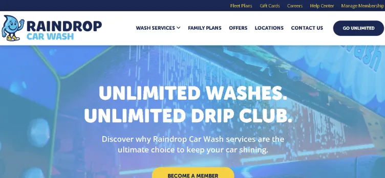 Screenshot Raindrop Car Wash