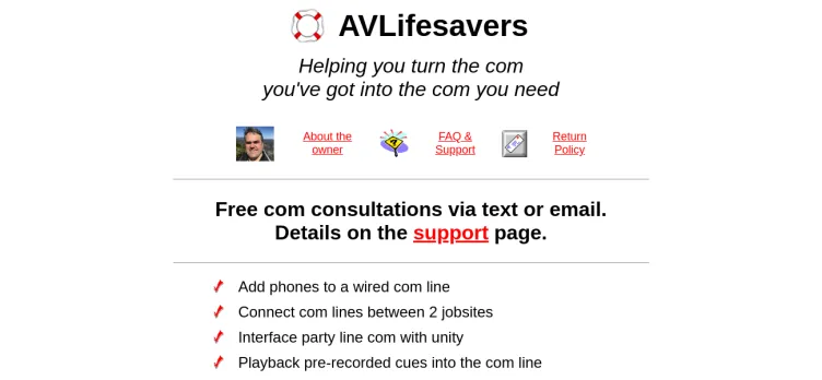 Screenshot AVLifesavers