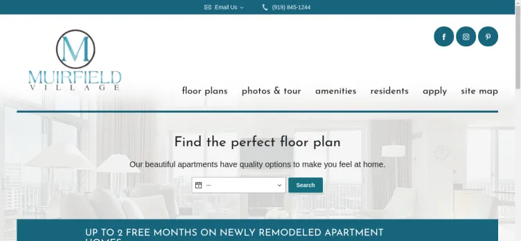 Screenshot MuirfieldApts.com